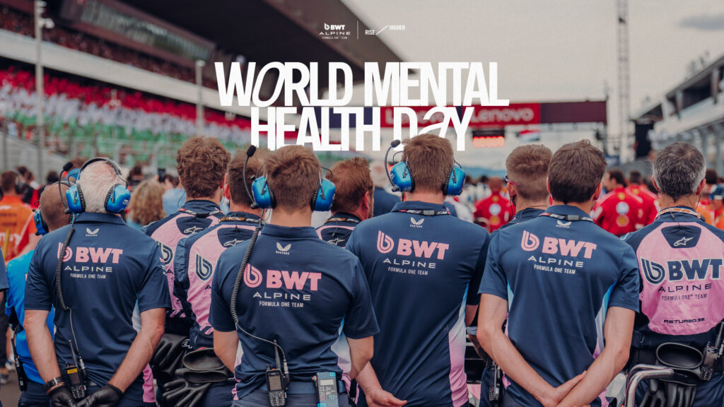 BWT Alpine Formula One Team e JAAQ se abrem sobre os desafios mentais do esporte de elite no Dia Mundial da Saúde Mental 