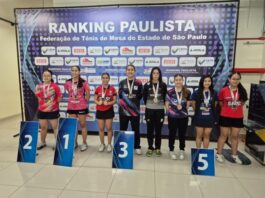 Tênis de mesa de Marília conquista 5 medalhas no Ranking Paulista em Jacareí