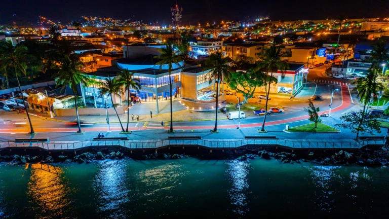 Teatro Municipal de São Sebastião, localizado na tradicional Rua da Praia - Foto Divulgação
